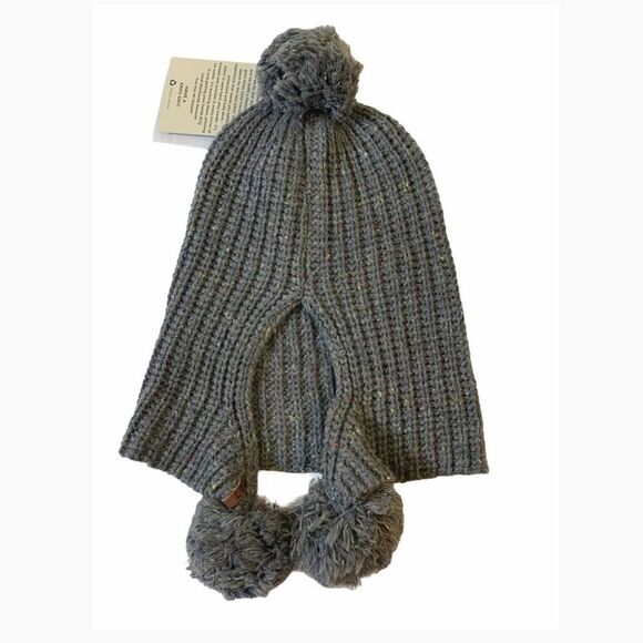 KAVU Cloud Nine Mineral PomPom Beanie Knit Ski Cap - Picture 3 of 3